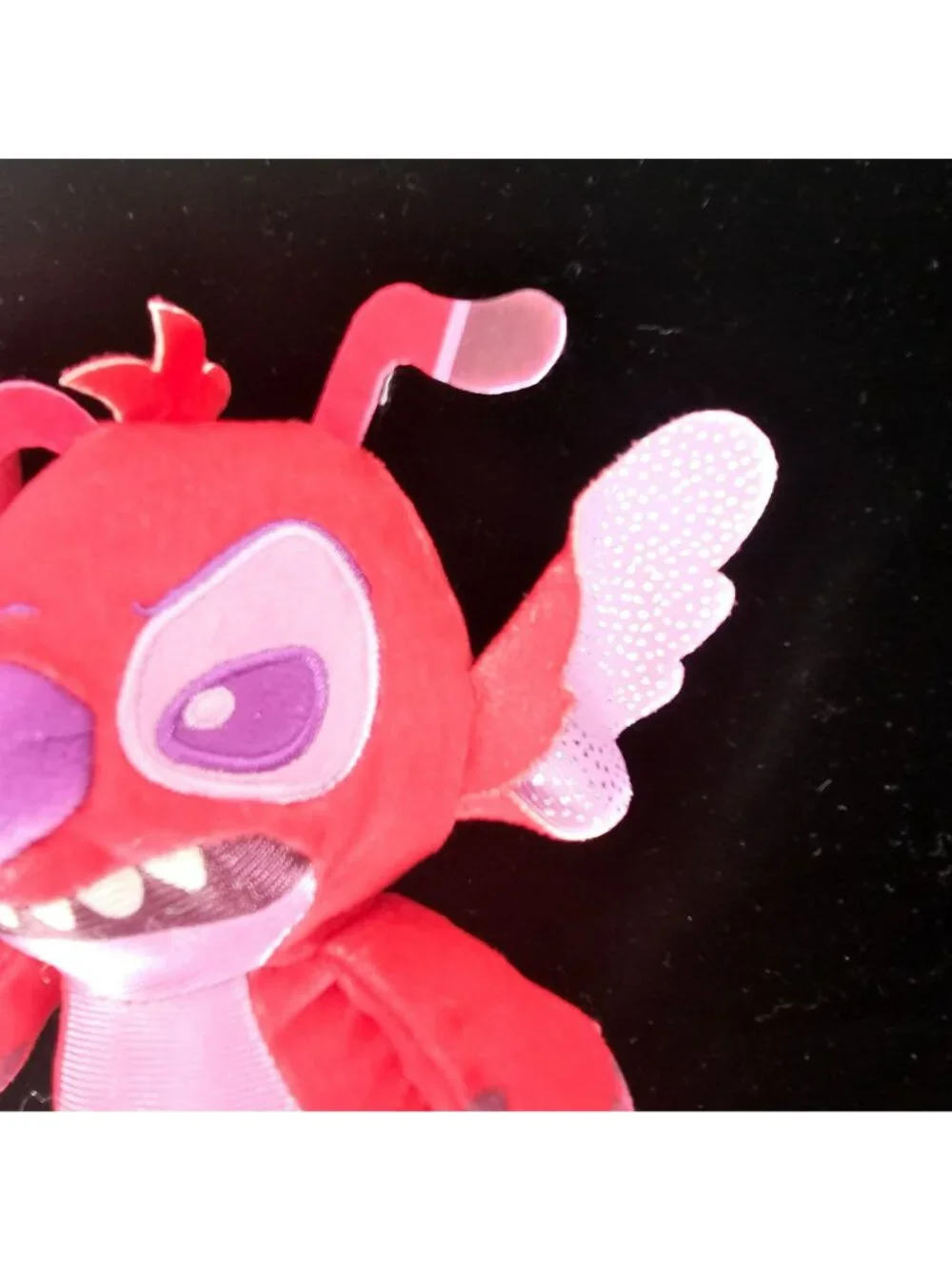 Disney Stitch Leroy 628 Red Plush Toy With Wings 10 Inches